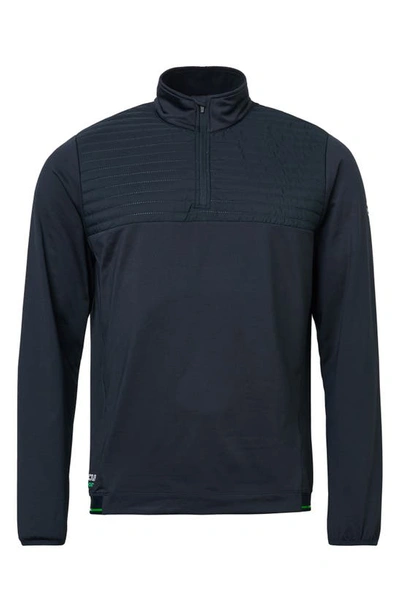 Shop Abacus Gleneagles Thermo Golf Sweater In Navy Fairway