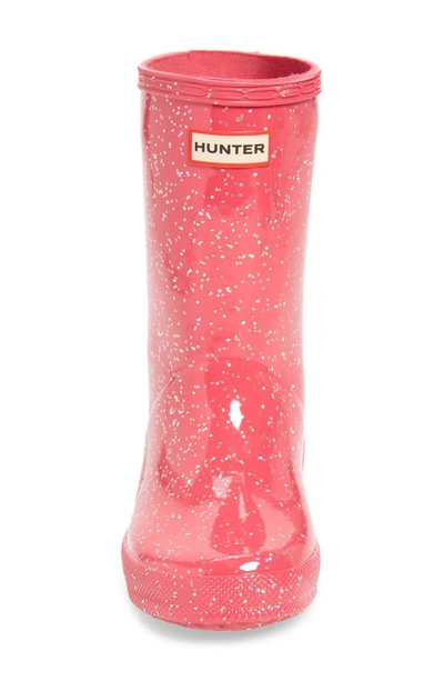 Shop Hunter First Classic Giant Glitter Waterproof Rain Boot In Thrift