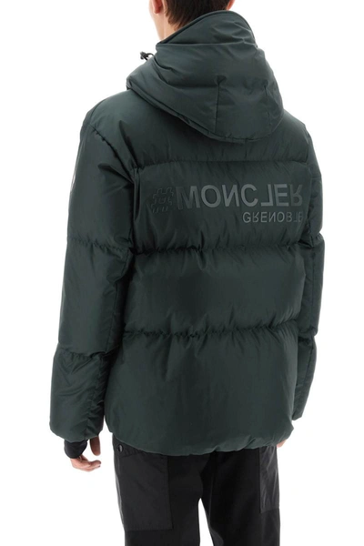Shop Moncler Grenoble Mazod Short Down Jacket In Green