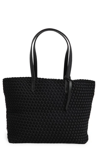 Shop Naghedi Small Jetsetter Water Resistant Tote In Onyx