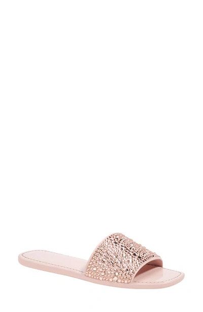 Shop Kate Spade All That Glitters Slide Sandal In Mochi Pink