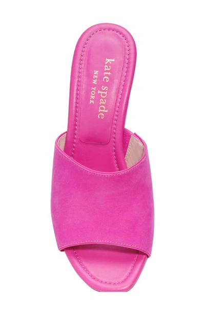 Shop Kate Spade Malibu Winter Sandal In Magenta Dahlia