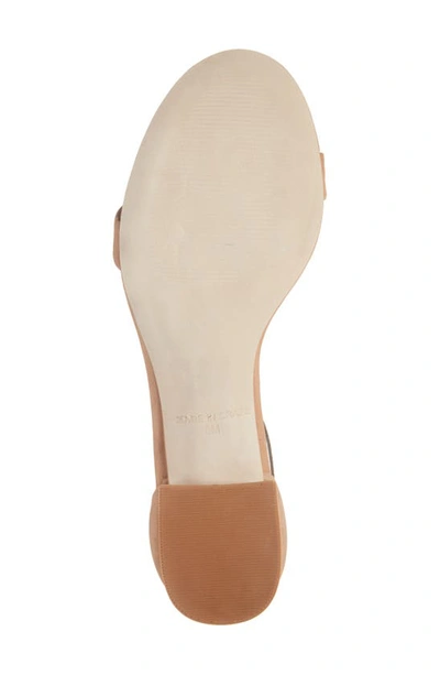 Shop Steve Madden Irenee Block Heel Sandal In Tan Nubuck