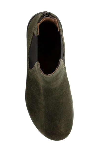 Shop Softwalk Albany Chelsea Boot In Dark Green