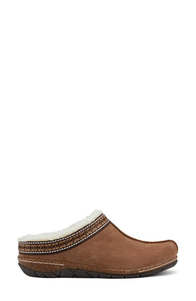 Shop Earth ® Elya Faux Fur Clog In Tan