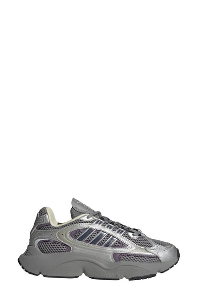 Shop Adidas Originals Ozmillen Sneaker In Grey/ Black/ Violet
