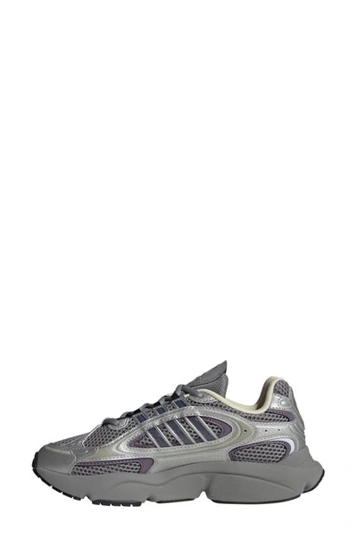 Shop Adidas Originals Ozmillen Sneaker In Grey/ Black/ Violet