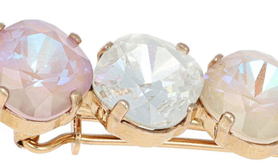 L Erickson Pomelo Tige Boule Barrette In Gold Multi