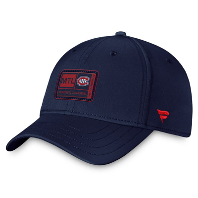 Shop Fanatics Branded  Navy Montreal Canadiens Authentic Pro Training Camp Flex Hat