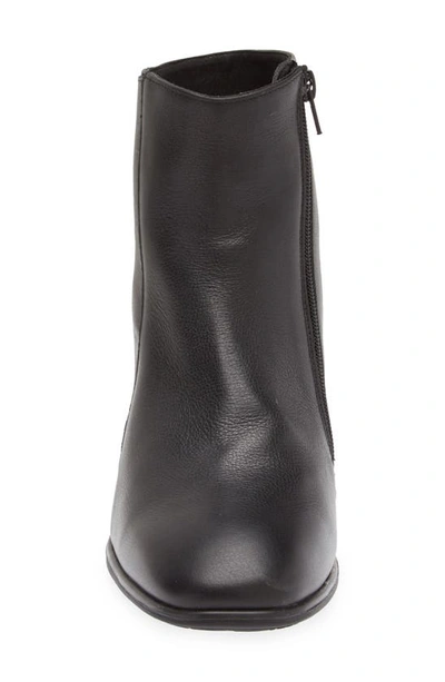 Shop Naot Goodie Zip Boot In Water Resistant Black Leather
