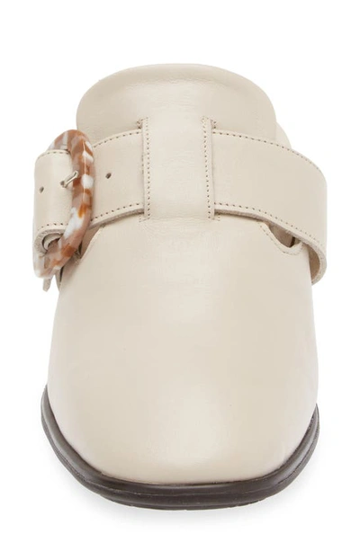 Naot Choice Mule In Soft Ivory Leather