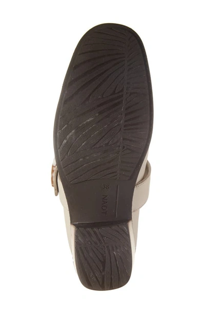 Naot Choice Mule In Soft Ivory Leather