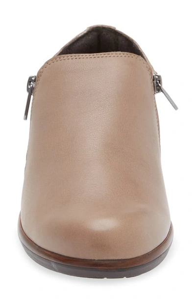 Naot Autan Zip Loafer In Soft Stone Leather