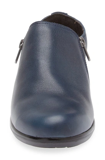 Naot Autan Zip Loafer In Soft Ink Leather