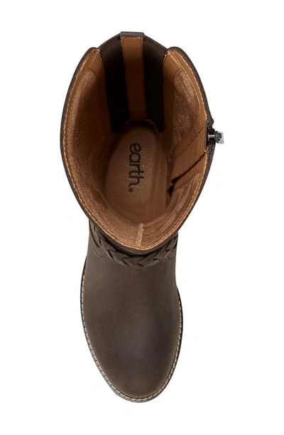 Earth Mira Knee High Boot In Dark Brown