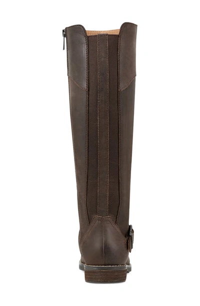 Earth Mira Knee High Boot In Dark Brown