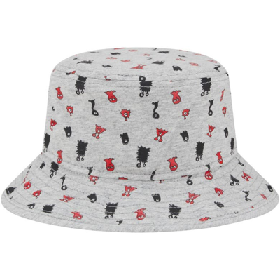 Shop New Era Toddler   Heather Gray Ohio State Buckeyes Critter Bucket Hat