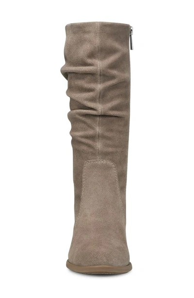 Earth Women's Vine Narrow Calf Block Heel Boots In Gelso