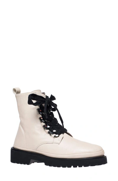 Ron white top combat boots
