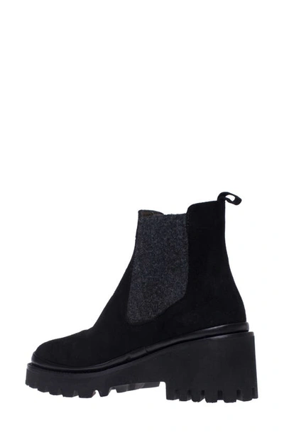 Ron White Emmaline Suede Chelsea Boots In Onyx