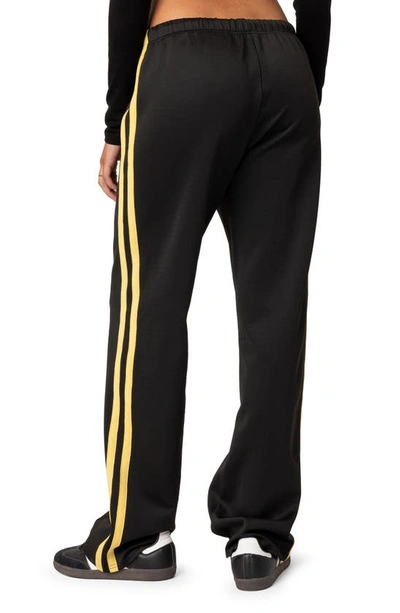 Shop Edikted Bolt Track Pants In Black