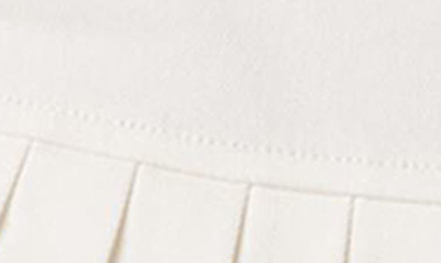 Shop Edikted Donna Denim Pleated Miniskort In White