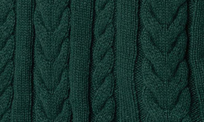 Shop Edikted Amoret Oversize Cable Sweater In Green