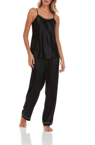 Shop Flora Nikrooz Jami Jacquard Camisole Pajamas In Black