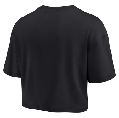 Shop Fanatics Signature Black Philadelphia 76ers Elements Super Soft Boxy Cropped T-shirt