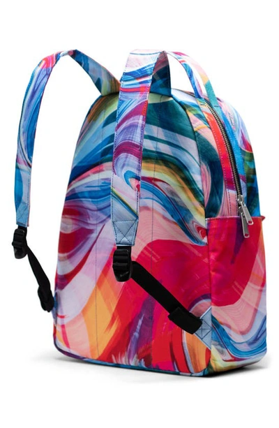 Shop Herschel Supply Co Nova Mid Volume Backpack In Paint Pour Multi