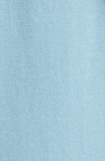 Lorenzo Uomo Tipped Merino Wool Sweater In Light Blue