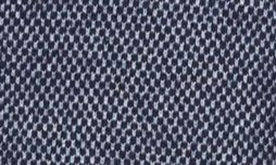 Shop Lorenzo Uomo Merino Wool & Cashmere Bird's Eye Sweater In Navy