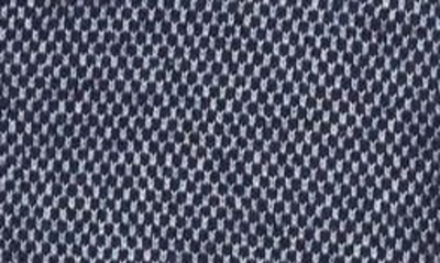 Lorenzo Uomo Merino Wool & Cashmere Bird's Eye Sweater In Navy