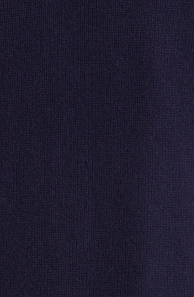Lorenzo Uomo Merino Wool & Cashmere Cardigan In Navy