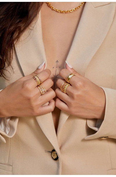 Bony Levy Liora Stackable Diamond Ring In 18k Yellow Gold