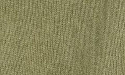 Shop Lorenzo Uomo Merino Wool & Cashmere Cardigan In Olive Green