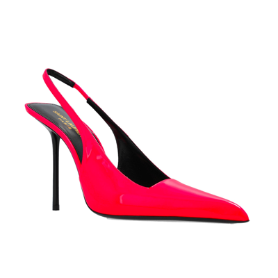 Shop Saint Laurent Kiss 105 Slingback Pumps