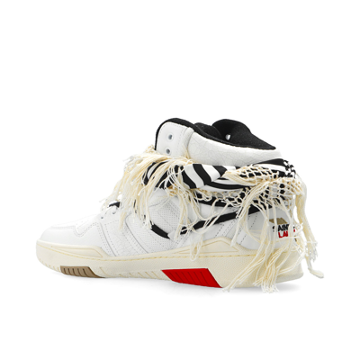 Shop Saint Laurent Smith Leather Sneakers