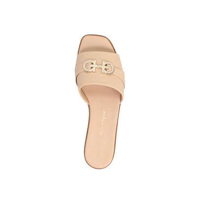 Ferragamo Women's Oria Gancini Slide Sandals