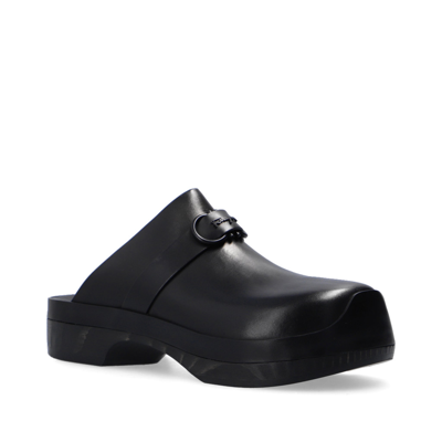 Ferragamo Nope Leather Slides