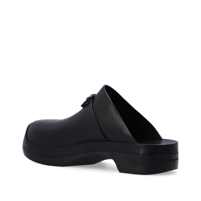 Shop Ferragamo Salvatore  Nope Leather Slides