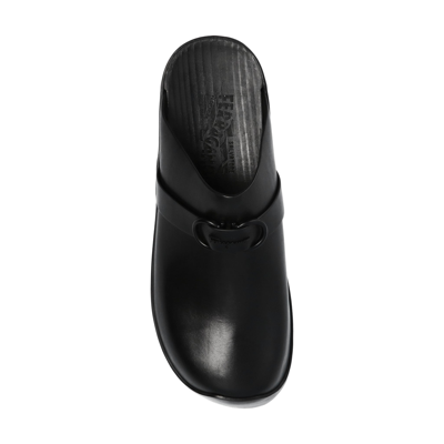 Shop Ferragamo Salvatore  Nope Leather Slides