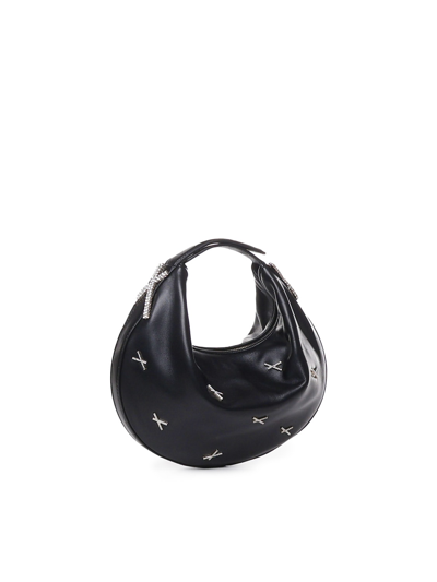 Shop Genny Fortune Bag With X Applications And Rhinestones In Black