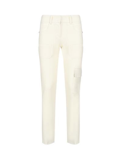 Shop Genny Trousers With Cargo Pockets In White