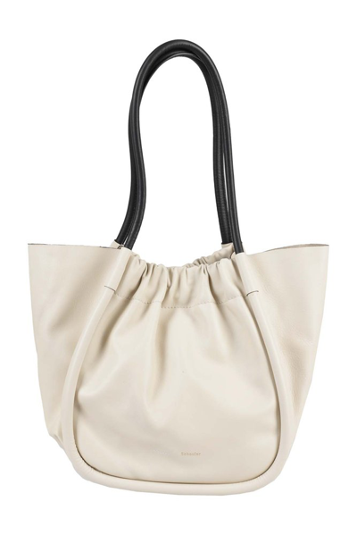 Shop Proenza Schouler Ruched Large Tote Bag In White