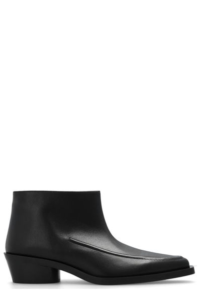 Shop Proenza Schouler Bronco Ankle Boots In Black