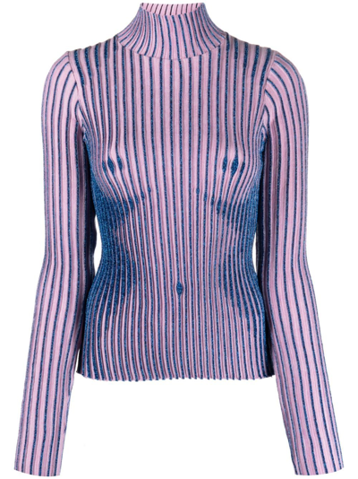 Shop Jean Paul Gaultier The Body Morphing Pullover In Pink