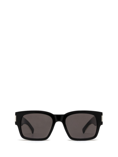 Shop Saint Laurent Eyewear Square Frame Sunglasses In Black