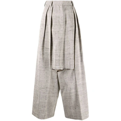 Shop Niccolò Pasqualetti Pants In Grey