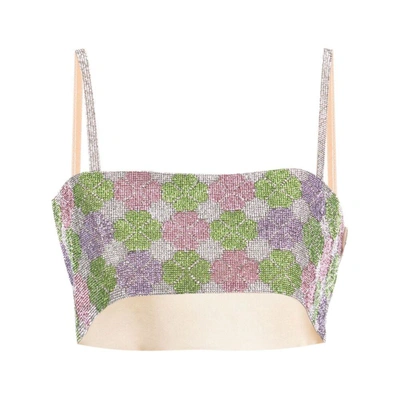 Nué Charlotte Blossom Top In Purple/pink